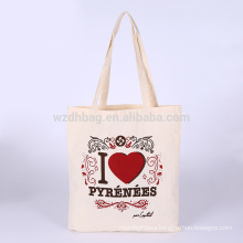 Reusable Natural Color Grocery Canvas Cotton Shopping Tote Bag For Promotion, Supermarket And Advertising